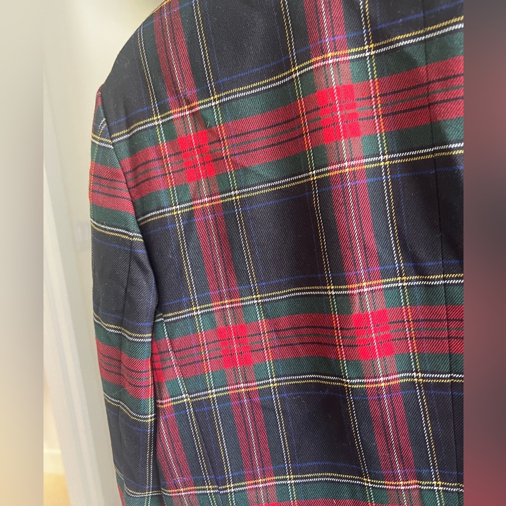 ** RALPH LAUREN TARTAN PLAID
PINTEREST RUNWAY CLASSIC CLUB
BLAZER JACKET 8 - Picture 8 of 9
